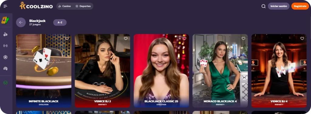 Cool Zino Casino en vivo