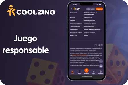 Coolzinocasino juego responsable
