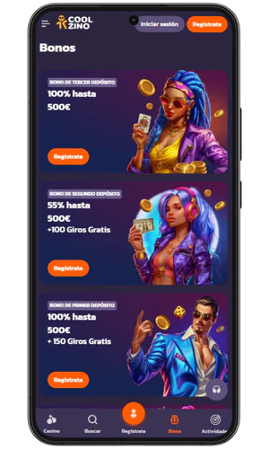 Mobile gaming y bonificaciones de Collzino